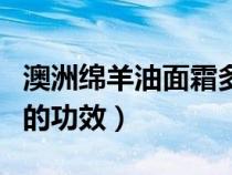 澳洲绵羊油面霜多少钱一瓶（澳洲绵羊油面霜的功效）