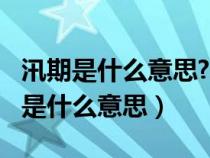 汛期是什么意思?人影绰绰是什么意思?（汛期是什么意思）