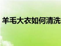 羊毛大衣如何清洗妙招（羊毛大衣如何清洗）