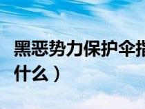 黑恶势力保护伞指什么（黑恶势力保护伞是指什么）