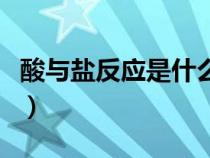 酸与盐反应是什么反应（酸与盐反应的方程式）