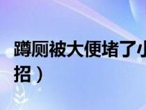 蹲厕被大便堵了小妙招（马桶被大便堵了小妙招）