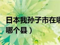 日本我孙子市在哪个县微信（日本我孙子市在哪个县）