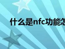 什么是nfc功能怎么用（什么是nfc功能）