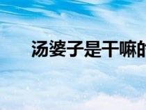 汤婆子是干嘛的（汤婆子是什么意思）
