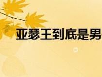 亚瑟王到底是男是女（亚瑟王是男是女）