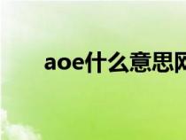 aoe什么意思网络语（aoe什么意思）