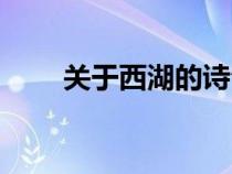 关于西湖的诗句（关于春雨的诗句）
