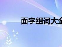 面字组词大全（面字组词及解释）
