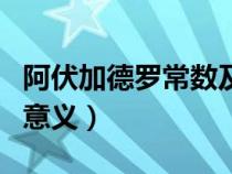 阿伏加德罗常数及其应用（阿伏加德罗常数的意义）
