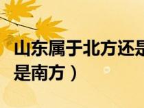 山东属于北方还是南方地区（山东属于北方还是南方）