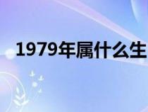 1979年属什么生肖（1977年属什么生肖）