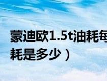 蒙迪欧1.5t油耗每公里多少钱（蒙迪欧1.5T油耗是多少）