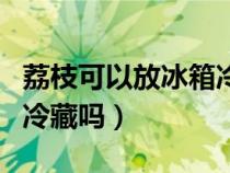 荔枝可以放冰箱冷藏吗多久（荔枝可以放冰箱冷藏吗）