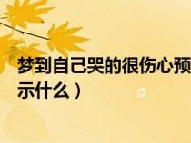 梦到自己哭的很伤心预示什么意思（梦到自己哭的很伤心预示什么）