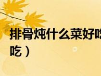 排骨炖什么菜好吃视频大全（排骨炖什么菜好吃）