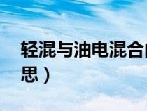 轻混与油电混合的区别（48伏轻混是什么意思）