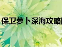 保卫萝卜深海攻略图5（保卫萝卜深海3攻略）