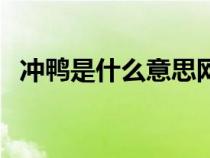 冲鸭是什么意思网络用语（冲鸭什么意思）