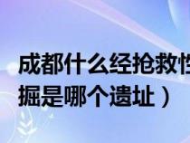 成都什么经抢救性发掘（成都经抢救性考古发掘是哪个遗址）