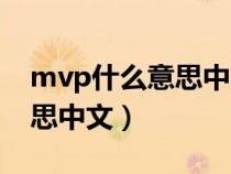 mvp什么意思中文翻译成英文(mvp什么意思中文) mvp什么意思中文翻译成英文(mvp什么意思中文)