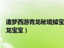 造梦西游青龙秘境掉宝宝几率（造梦西游青龙秘境怎么出青龙宝宝）