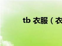 tb 衣服（衣服tb风是什么意思）