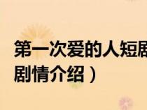 第一次爱的人短剧剧情分集介绍（爱来的刚好剧情介绍）