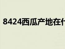 8424西瓜产地在什么地方（8424西瓜产地）