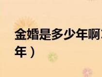 金婚是多少年啊12年是什么婚（金婚是多少年）