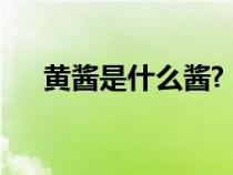 黄酱是什么酱?（黄酱和黄豆酱的区别）