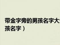 带金字旁的男孩名字大全 五行缺火怎么起名（带金字旁的男孩名字）