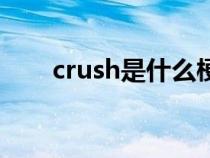 crush是什么梗啊(crush是什么梗) crush是什么梗啊(crush是什么梗)