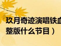 玖月奇迹演唱铁血丹心（玖月奇迹铁血丹心完整版什么节目）