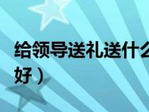 给领导送礼送什么好养生（给领导送礼送什么好）