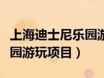 上海迪士尼乐园游玩项目价格（上海迪士尼乐园游玩项目）