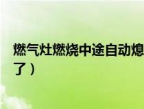 燃气灶燃烧中途自动熄火原因（燃气灶打着火燃一会就熄灭了）
