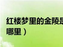 红楼梦里的金陵是现在的哪里（金陵是现在的哪里）