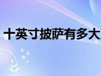 十英寸披萨有多大直径（十英寸披萨有多大）