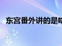 东宫番外讲的是啥（东宫番外是什么意思）