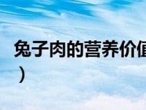 兔子肉的营养价值有哪些（兔子肉的营养价值）
