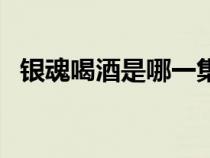 银魂喝酒是哪一集（银魂哪一集银喝醉了）