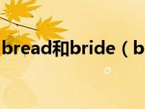 bread和bride（bread和loaf的区别是什么）
