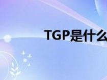 TGP是什么品牌（tgp是什么）