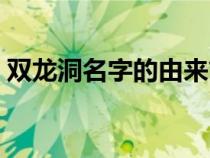 双龙洞名字的由来简写（双龙洞名字的由来）