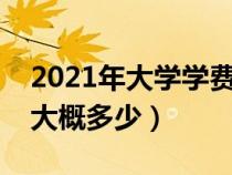 2021年大学学费一年多少钱（大学学费一年大概多少）