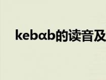 kebαb的读音及意思（甏的读音和解释）