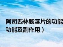 阿司匹林肠溶片的功能作用与禁忌（阿司匹林肠溶片的主要功能及副作用）