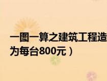 一图一算之建筑工程造价电子版（有一批图形计算器原售价为每台800元）