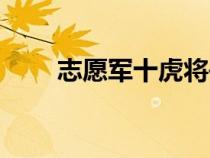 志愿军十虎将书籍（志愿军十虎将）